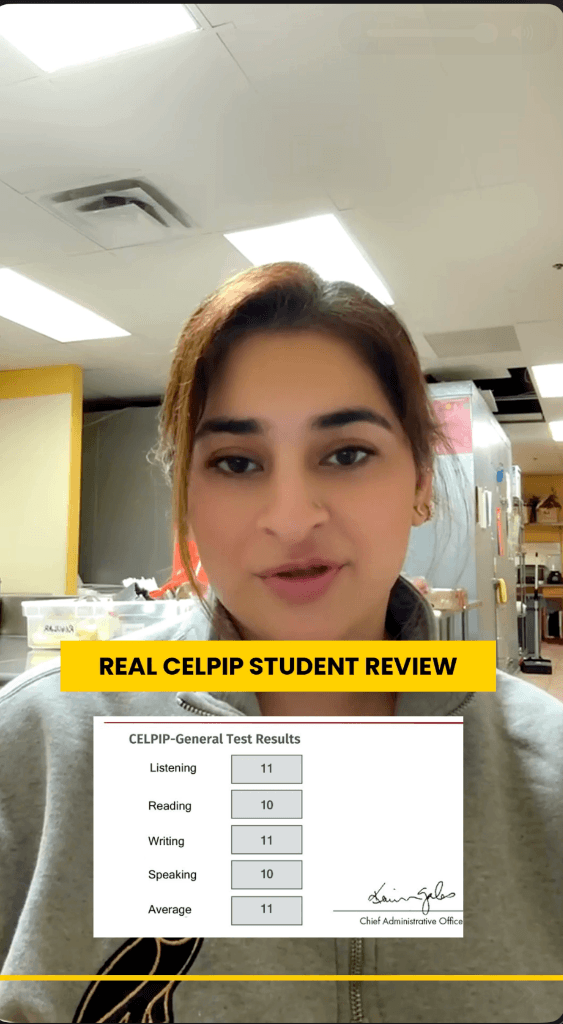 Verified Student Review: Simran's CLB 11 Scorecard